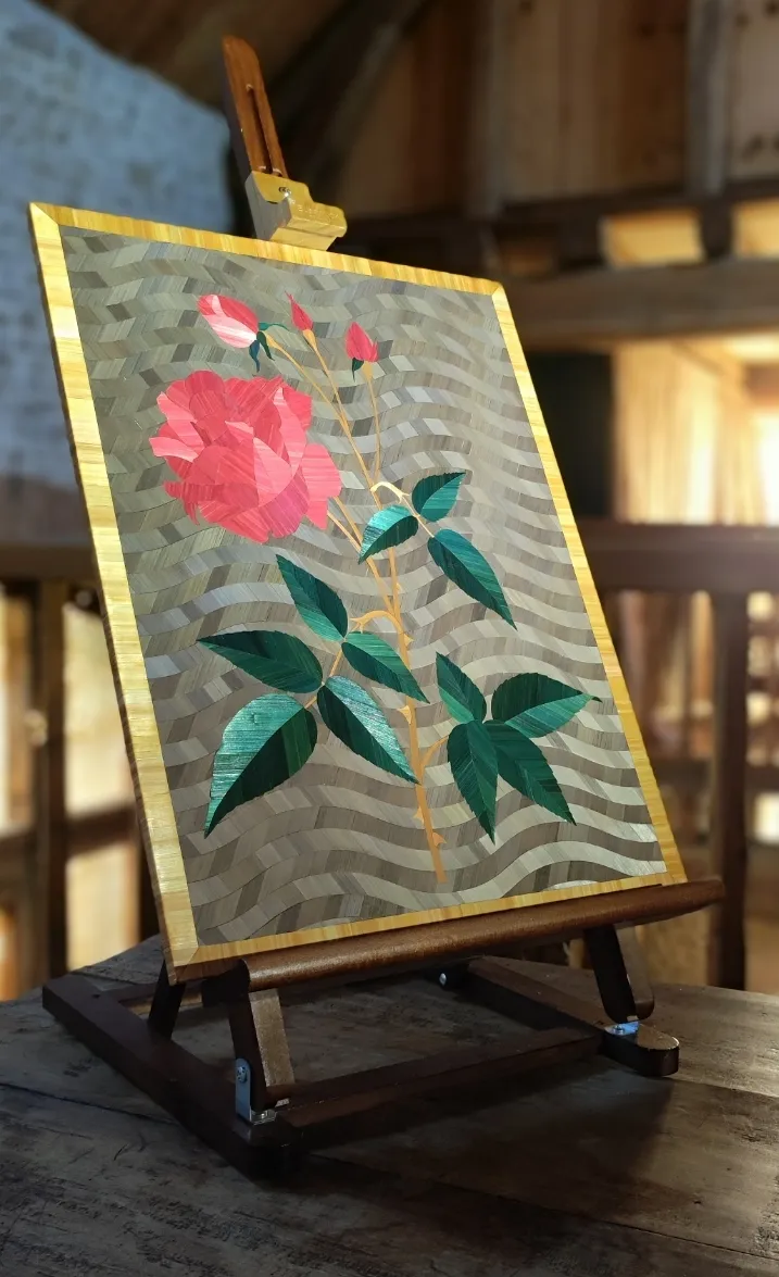 Fleur Rosa indica vulgaris